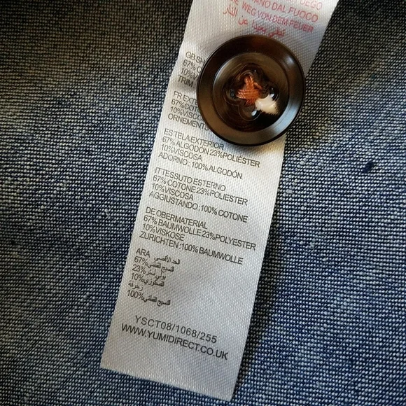 Yumi Outerwear Denim Coat - Picture 7 of 7